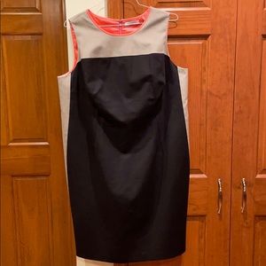 EUC TAHARI SHEATH DRESS. WOMAN SIZE 18